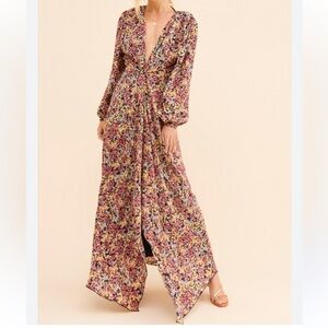 NWOT Dee Elly floral maxi dress size Medium